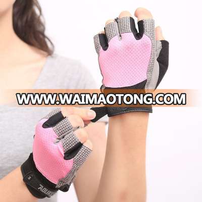 Elastic workout grip fitness gloves wrist support